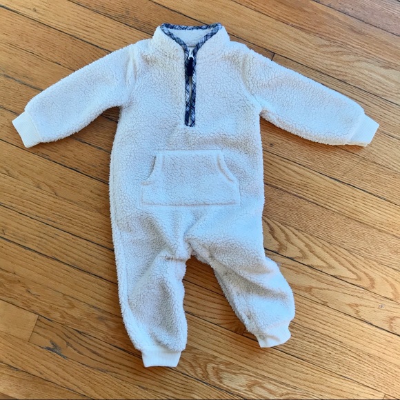 Sherpa Fleece Onesie 12-18M - Picture 1 of 5
